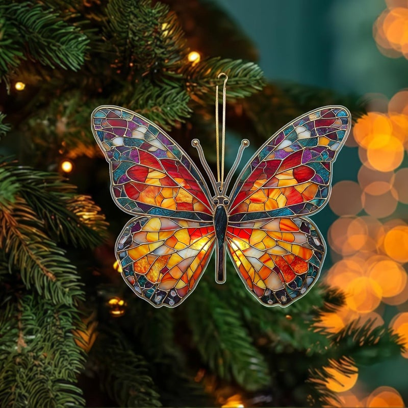 HONOCOOLS Store Monarch Butterfly Suncatcher Ornament with Story Card, Acrylic Hanging Monarch Butterfly Decoration for Christmas Tree, Butterflys Gifts for Women, Gift Exchange Present (Sun-75) - Image 4